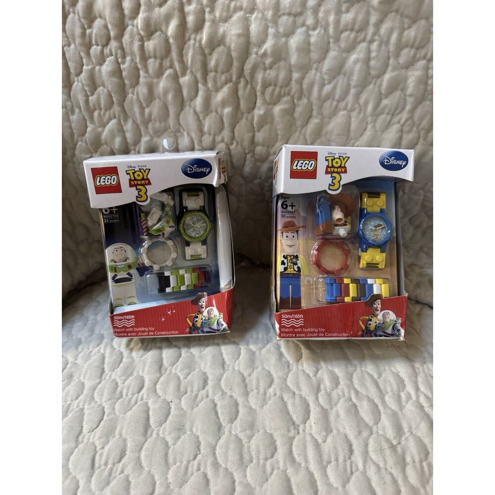LEGO Toy Story 3 Kids Watch Lot Woody Buzz Lightyear 9002687 9002700 NIB Rare